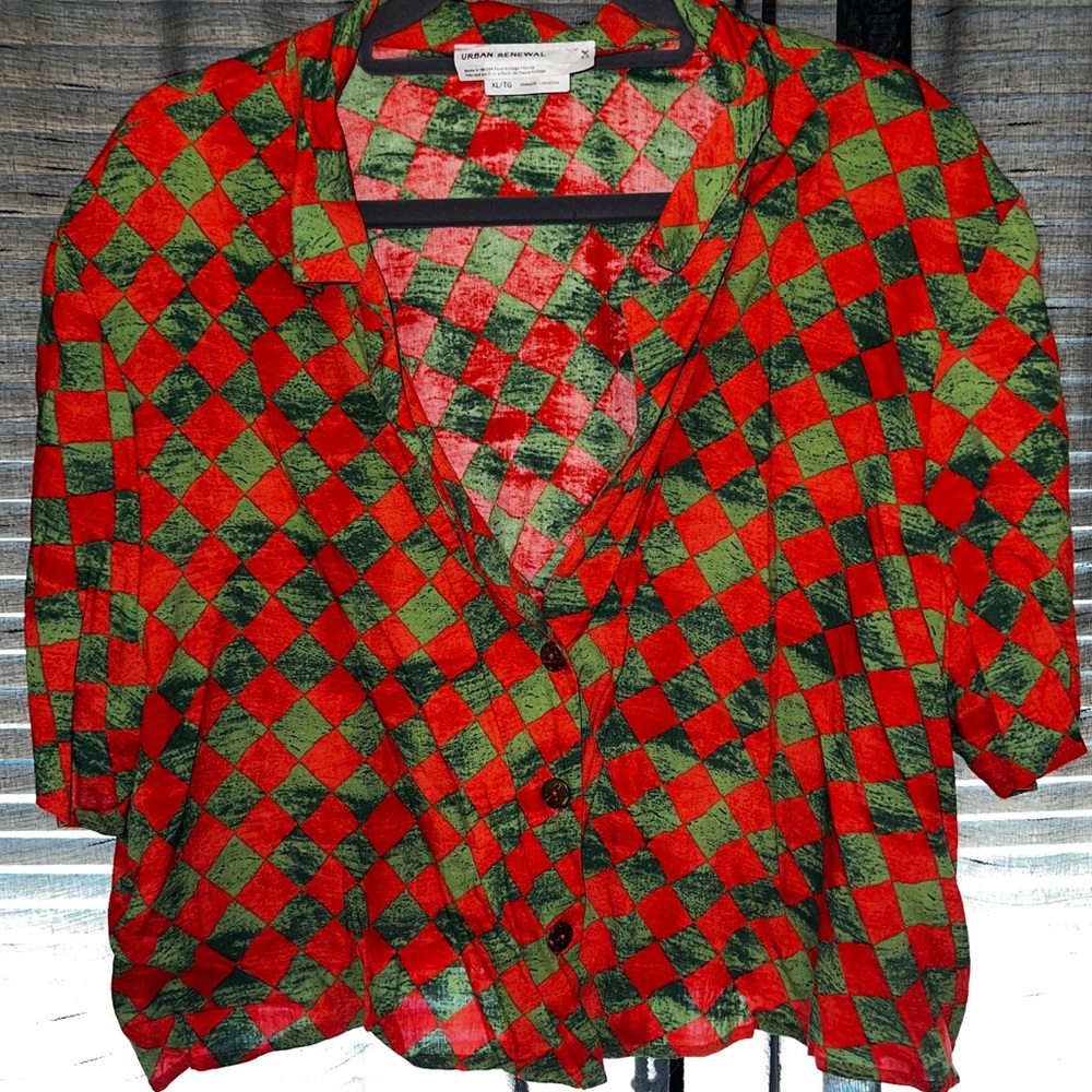 Urban Outfitters Urban Renewal NWOT Cropped Button Down Top